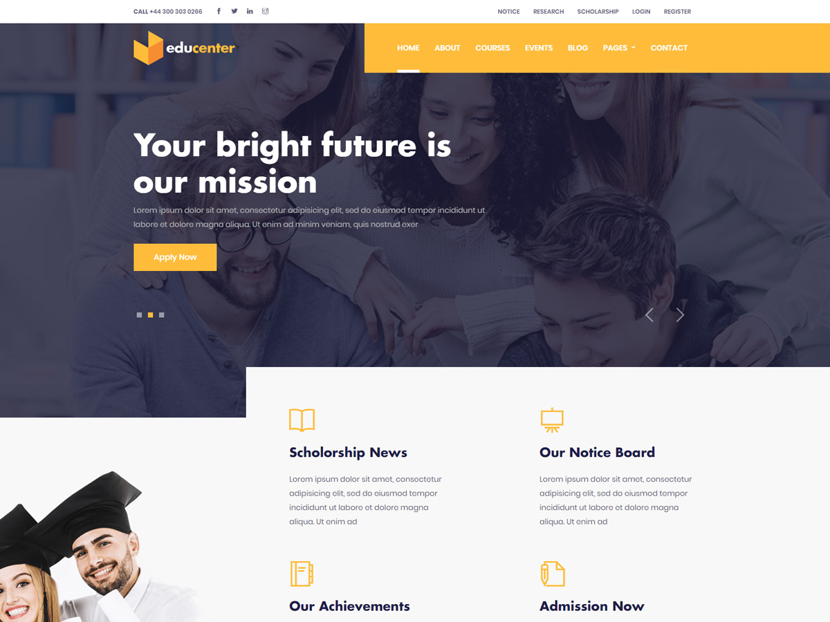 thiết kế website gi&aacute;o dục thu h&uacute;t