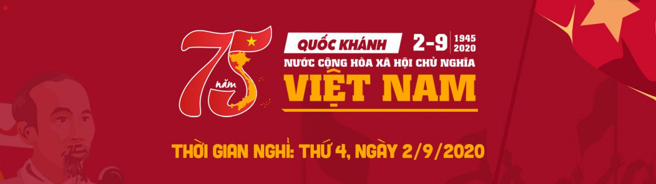 Thông báo lịch Nghỉ Lễ Quốc Khánh 2/9/2020