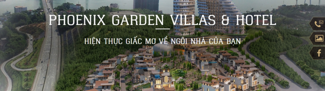 Thiết kế website bất động sản Phoenix Garden Villas & Hotel