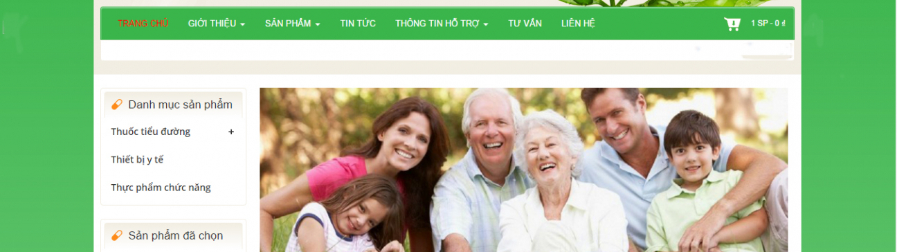 Thiết kế website dược phẩm chuyên nghiệp - Trung tâm tiểu đường G5