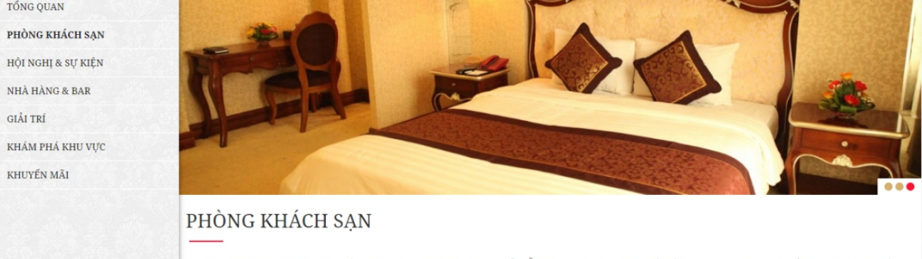 Thiết kế website khách sạn chuyên nghiệp - Vissai Hotel