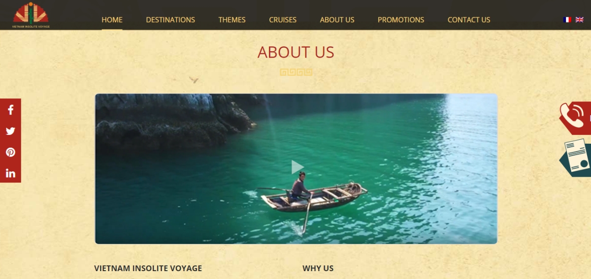 thiet ke website du lich 